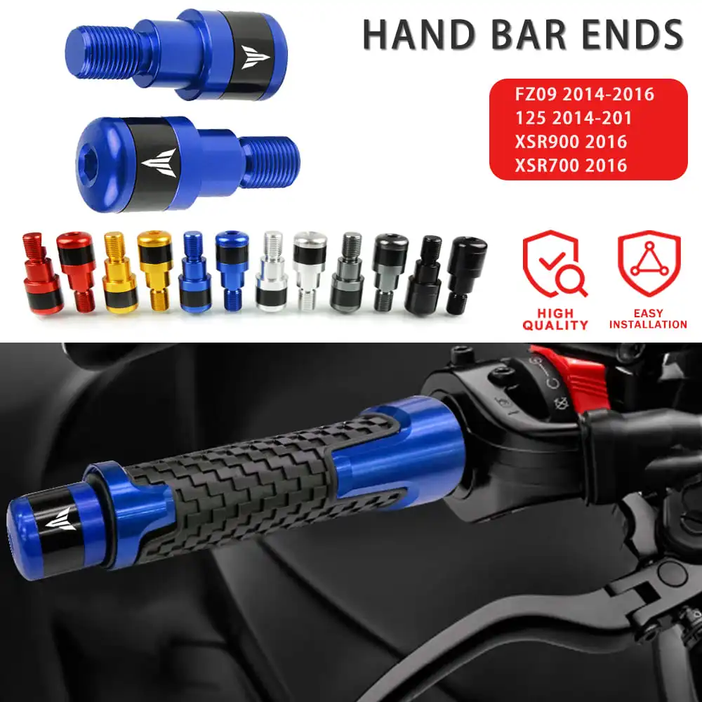 

2022 NEW Motorcycles Handlebar Grips Plug Slider Handle Bar Ends Fit For YAMAHA TRACER 900 GT MT03 MT07 MT09 MT10 MT 03 07 09 10