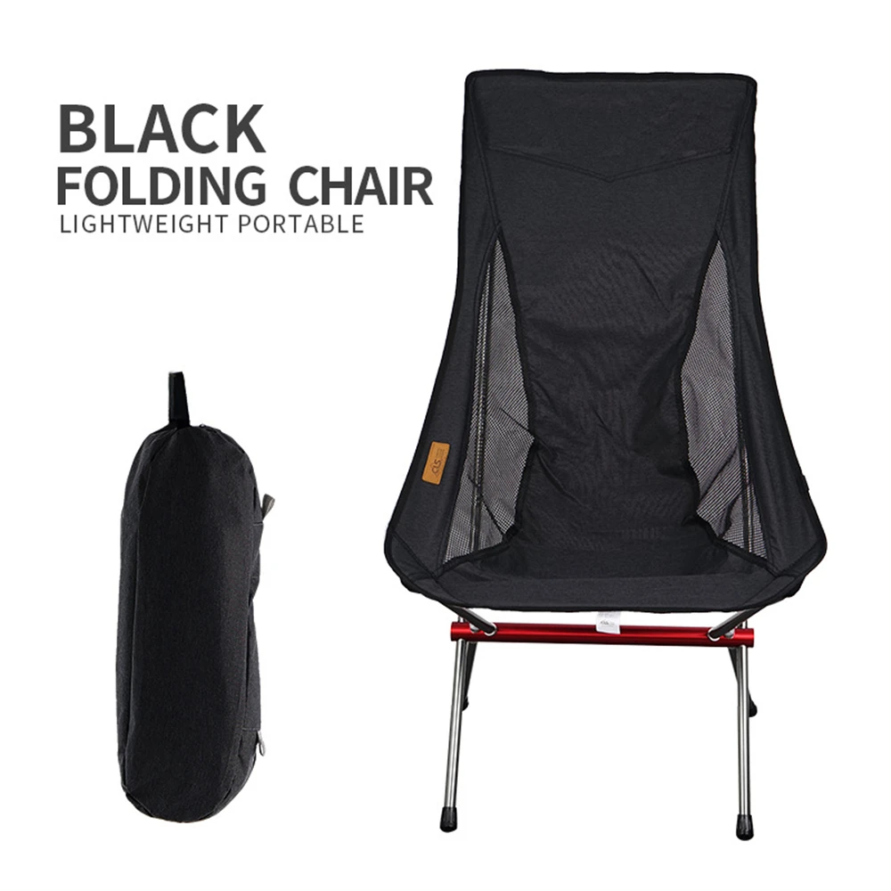 

Travel Folding Fishing Chair Outdoor Beach Chairs Ultralight Camp Chair with Storage Bag Hiking Picnic Seat Portable Moon Chairs