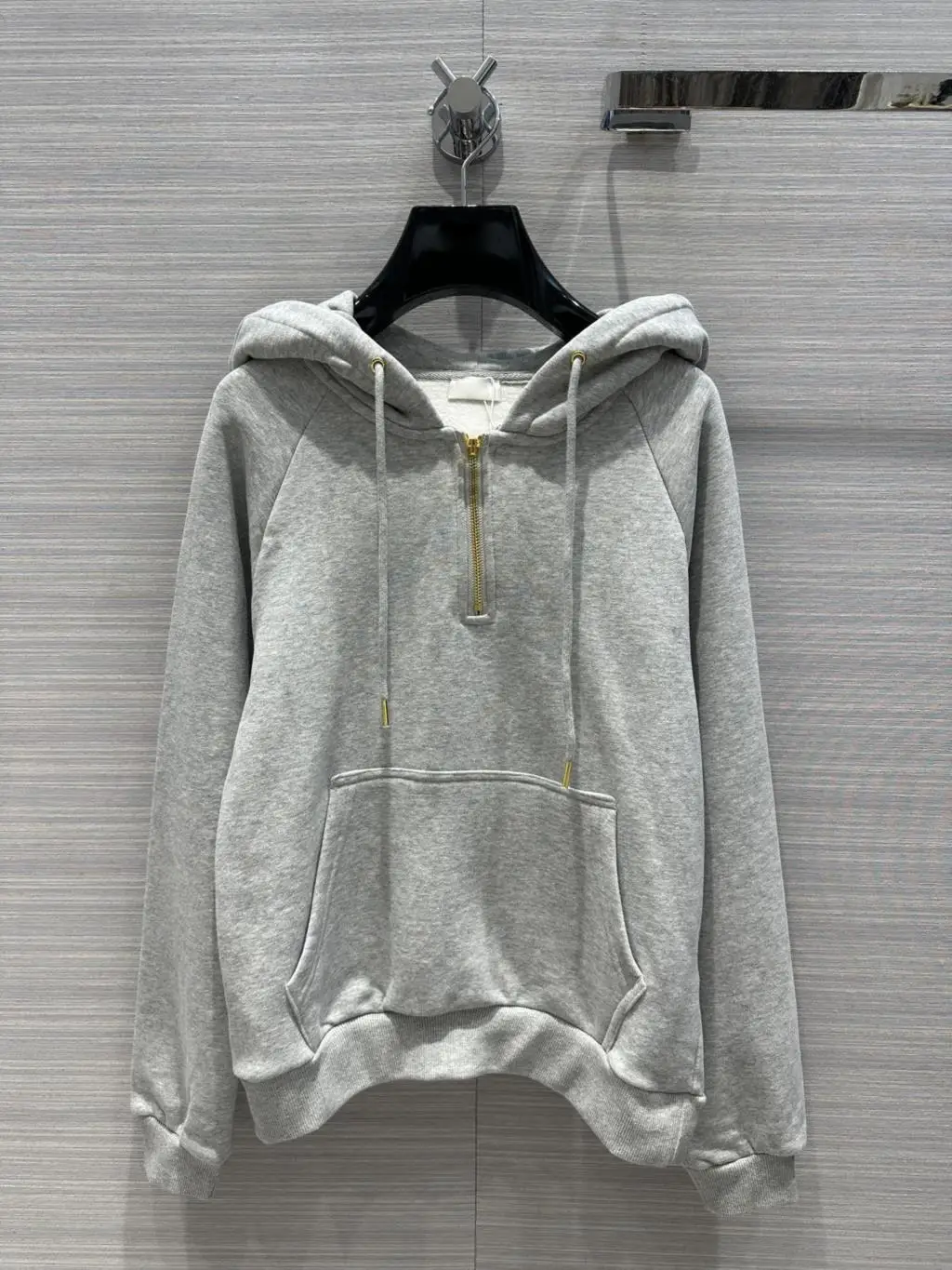 

2023 Women's Clothing half-zipper hoodie Autumn Winter New 1208