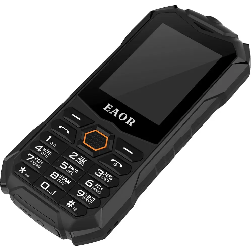 EAOR 2G Slim Rugged Phone IP68 Waterproof Outdoor Keypad Phones 2000mAh Big Battery Dual SIM Feature Phone with Glare Torch