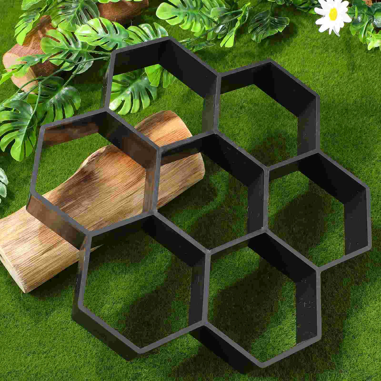 Paver Mold Deck Tiles Path Oaving Mould Paving Stones Concrete Black Cement Floor