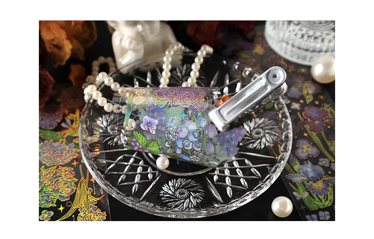 3 pcs Bronzing Flowers Stickers aesthetic 20 Sf9d1f74b093b4a08a350c71ff542fa31i