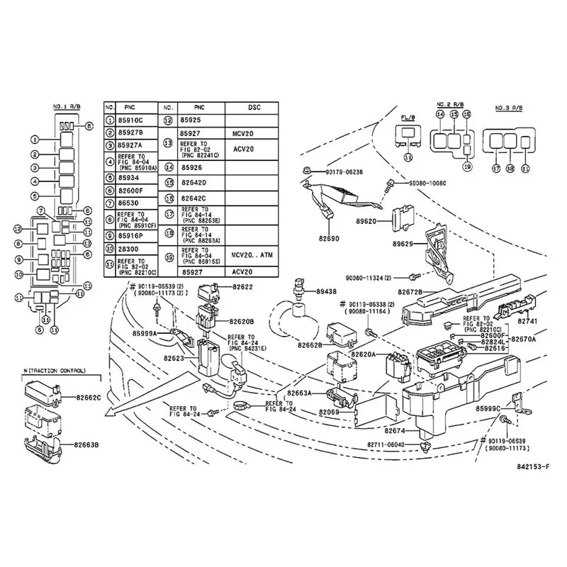89621-07010 Toyota 4Runner Avalon Camry Sienna T100 Lexus ES300 1996-2004 89621-41010-M54K 용 자동차 점화 제어 모듈