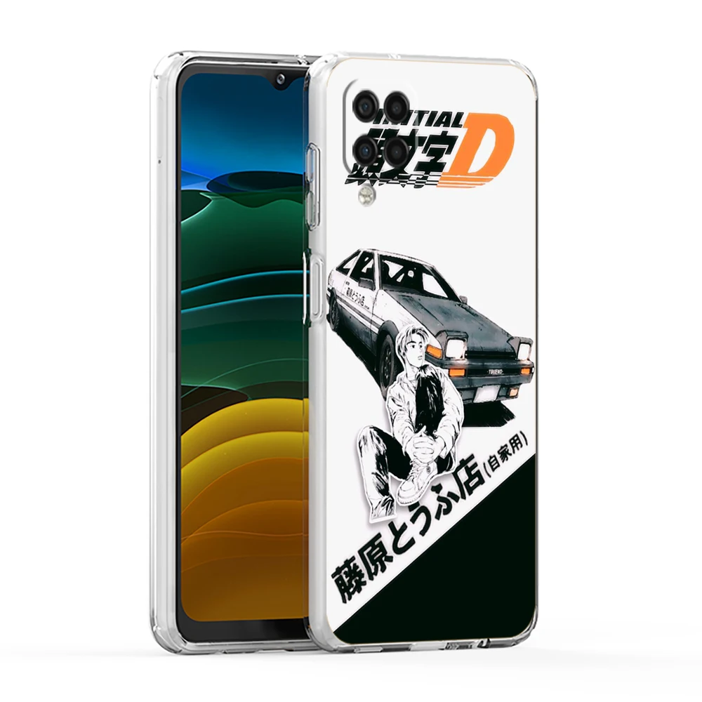 Anime initial d ae86 fall für samsung galaxy a13 a22 a32 a52 a72 a51 a71 a11 a31 a41 m31 a01 a21s 5g transparente silikon schale – Detail 4