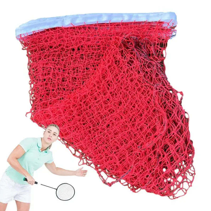 

Portable Badminton Net Strong Mesh Badminton Net High Strength Foldable Badminton Equipment Portable Tennis Volleyball Net For