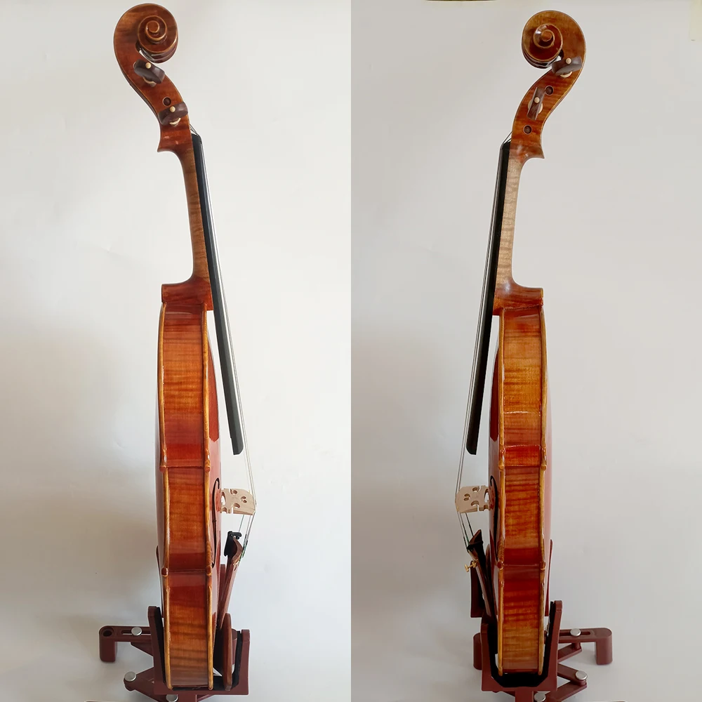 Over 20 years All European spruce 100% Handmade Violin 4/4 size strong tone ！Professional Italian retro Oil Varnish Violin