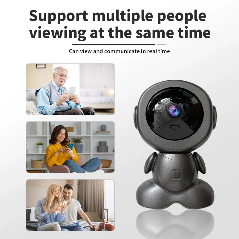 8MP Wifi Security Camera Indoor HD Baby Monitor Smart Home Surveillance Robot PTZ Camera Auto Tracking Night Vision Pet Monitor