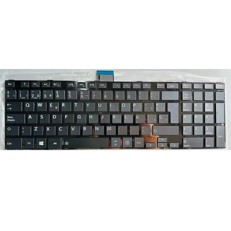 Clavier AZERTY Neuf Pour Toshiba Satellite C850/C870 - Modèle Blanc, Remplacement Direct