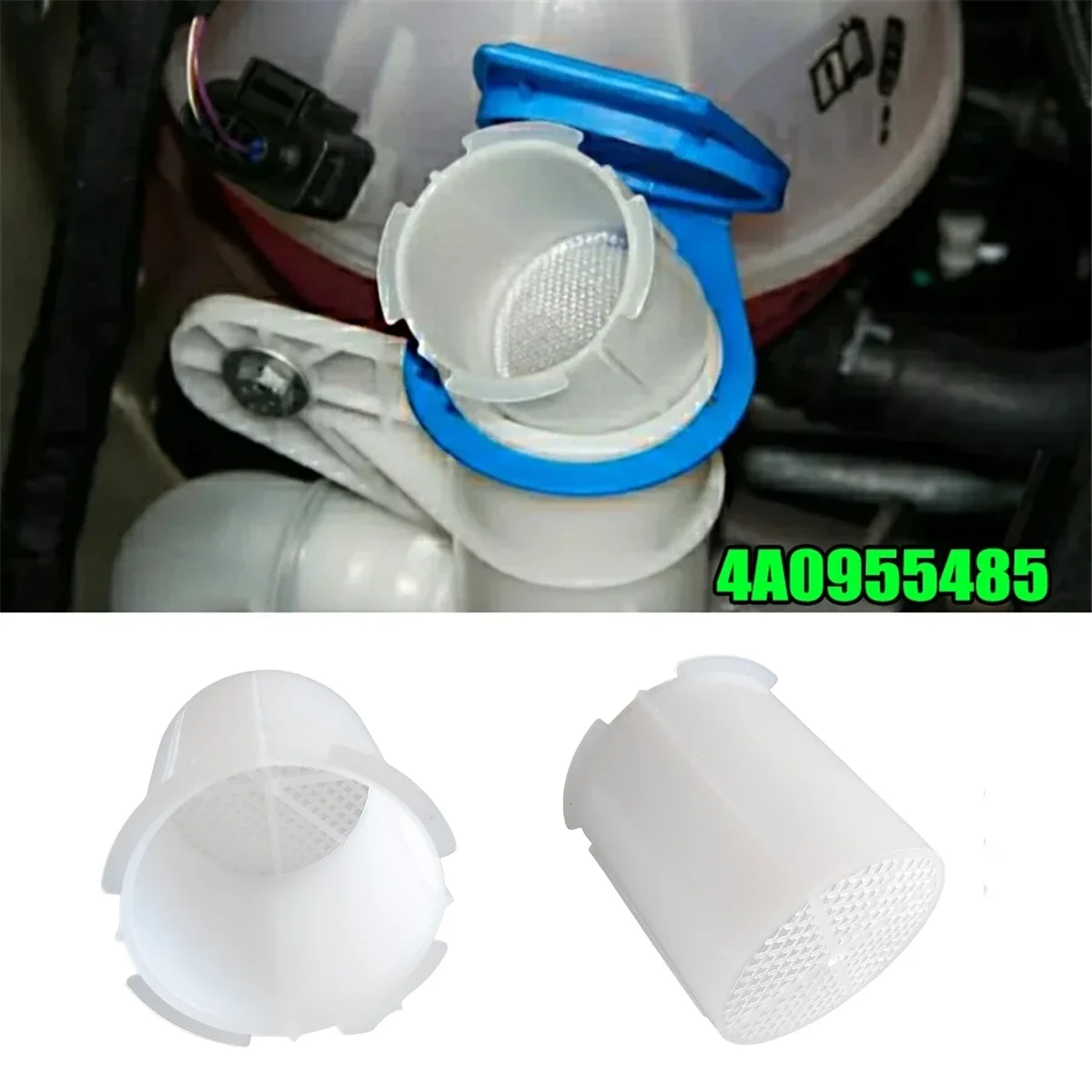 Auto ruitenwisserflessendeksel, afsluitdeksel, trechter, watertankdeksel, ruitensproeier, vulhulp voor ruitenreiniger, vultrechter voor Skoda compatibel met 6V0955485 / 000096706 Auto ruitenwisserflessendeksel, afsluitdeksel, trechter, watertankdeksel, ruitensproeier, vulhulp voor ruitenreiniger, vultrechter voor Skoda compatibel met 6V0955485 / 000096706