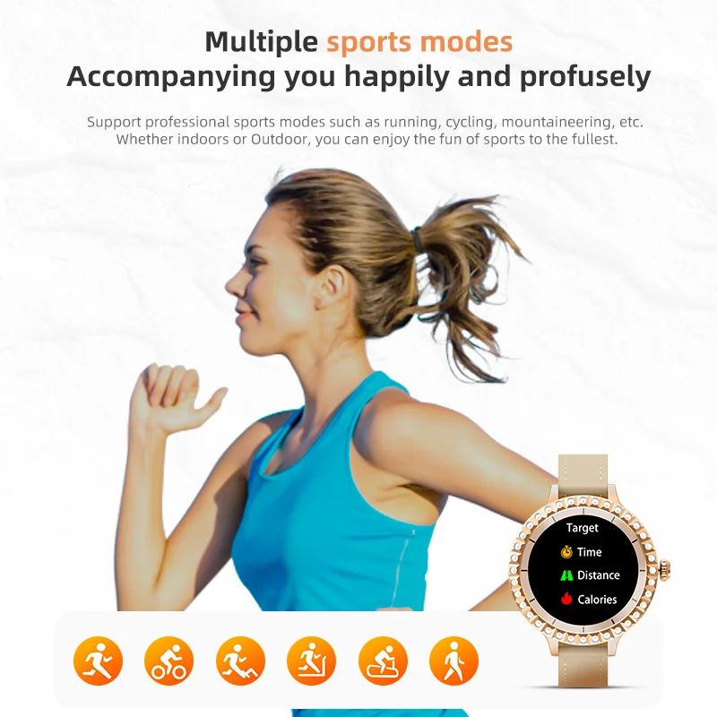 Mini reloj inteligente HW3 para mujer, Smartwatch femenino con llamadas,  Bluetooth, NFC, presión arterial, oxígeno, para iOS y Android - AliExpress