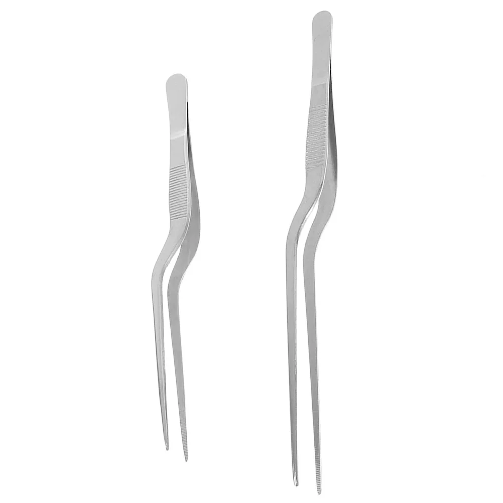 

2pcs Cooking Tweezers Kitchen Tweezers Western Food Fish Bone Tweezers Kitchen Tools