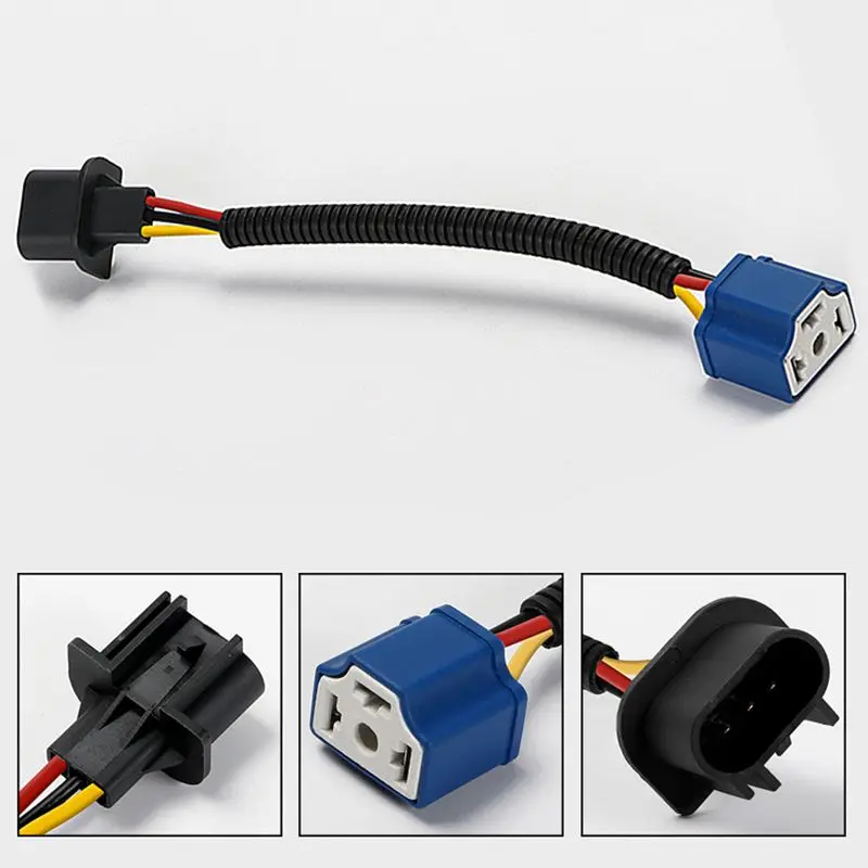 

1 Pc Wrangler H13 Adapter Cable For Car Modification Accessories H13 To H4 Car Llampholder Connection Cable