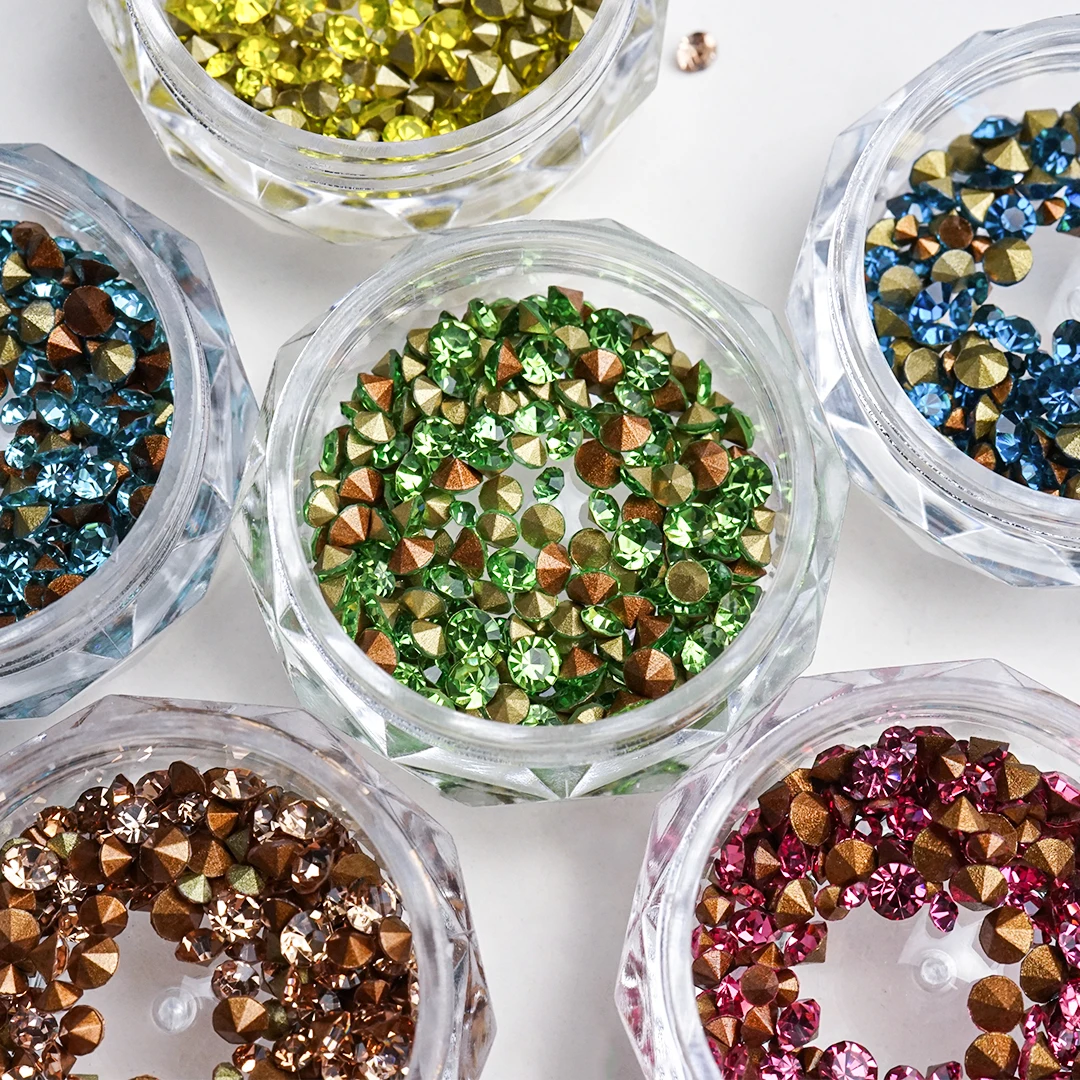 

Point Bottom Rhinestones for Nail Art Charms Diamond Stones Jewelry Crystal Nails Decoration Glitter DIY Accessories Manicure