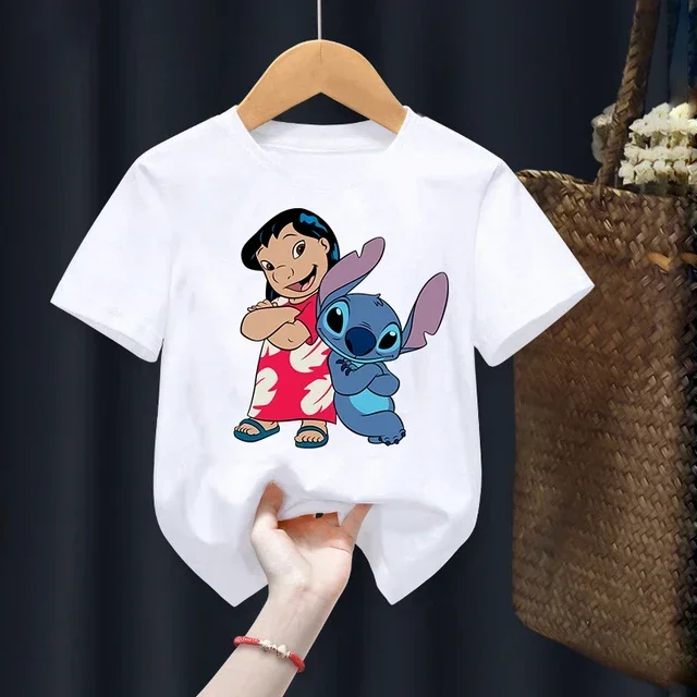 Camiseta Ropa Lilo Y Stitch LILO Y STITCH CAMISETA BLANCA STITCH