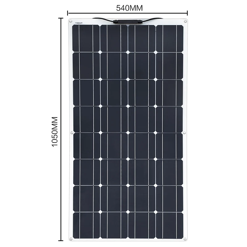 Solar Panel Inverter Kit 1000W-6000W Flexible Monocrystalline Silicon Solar Panel 12V Flexible Waterproof for Outdoor Housing Vehicle