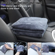 

High-end Car Towel 500GSM High Density Microfiber Towel Super Absorbent Car Cleaning Cloth Car Detailing Drying Auto Care Towel