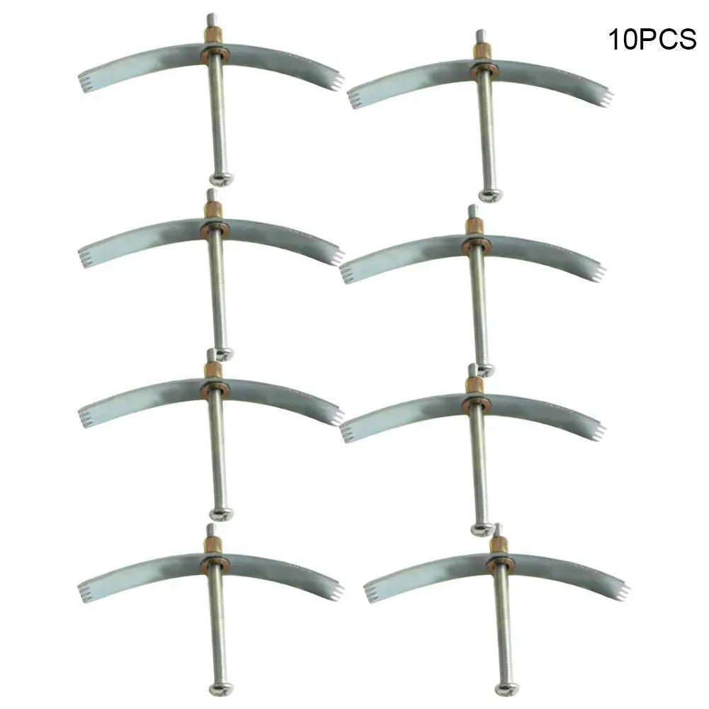 10 Type 86 Box Repair Screws Manganese Steel Socket Box Wall Replacement Old Fixed Installation Repair electrical box repairer dark box repairer