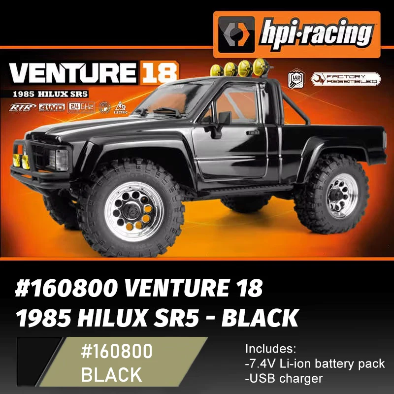 Venture 18 Toyota Hilux SR5 ブラシレスモーター2速 Venture 18 Toyota Hilux SR5 ブラシレスモーター2速 - メルカリ