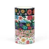 2024 NEW 1PC 10M Decorative Blooming Floral Leaves Washi Tape Set for Scrapbooking Journaling Masking Tape Cute Stationery 1