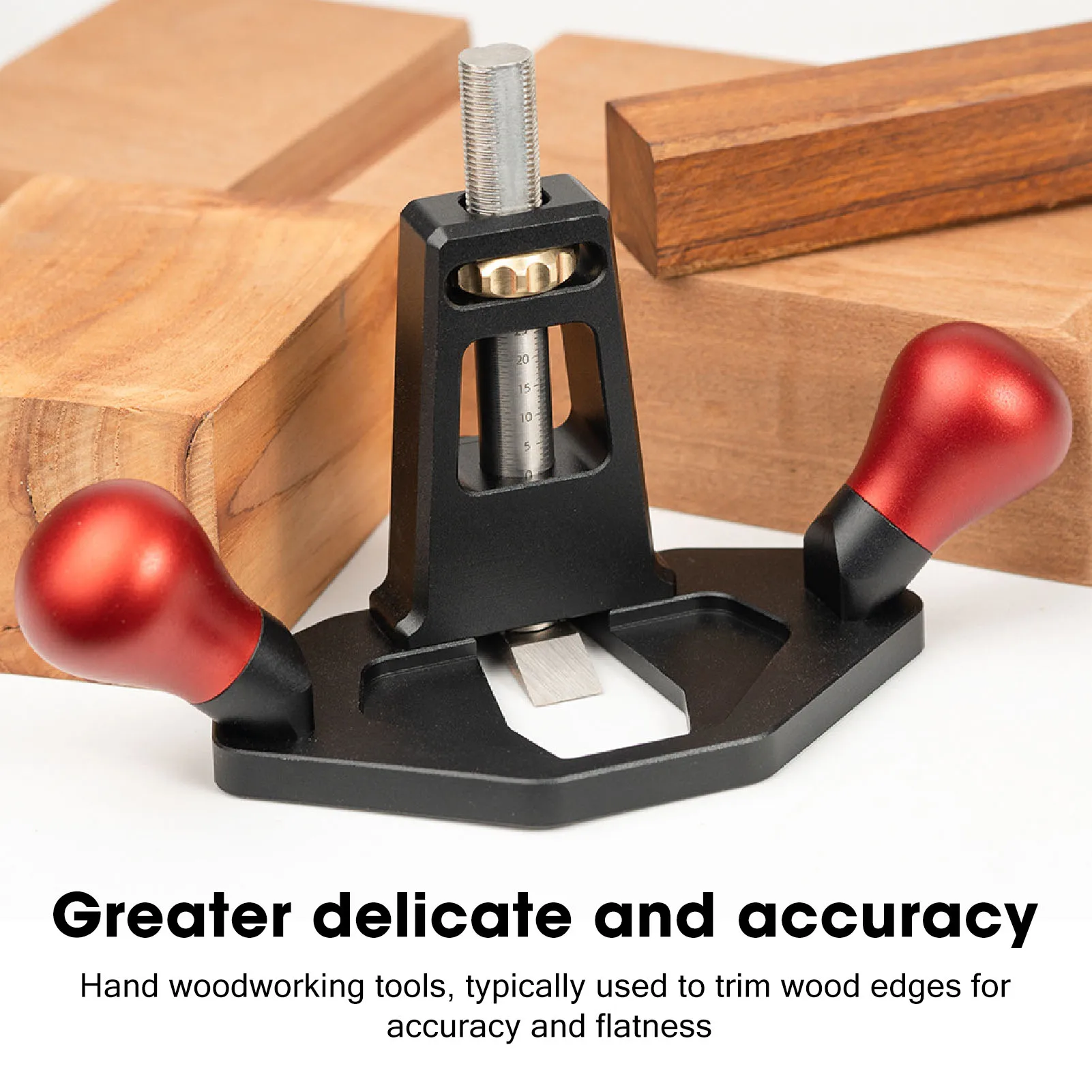 Adjustable Woodworking Router Plane Hand Router Trimming Plane Anodic Oxidation Treatment Blade Hand Planer woodworking tools,planer blades