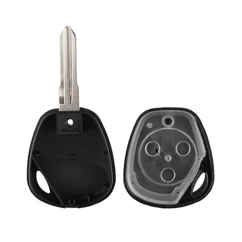 Chiave telecomando per Lada Uncut Auto Blank - KEYYOU 3 pulsanti sostituzione chiave dell automobile Shell per Lada Uncut Auto Blank Remote Key