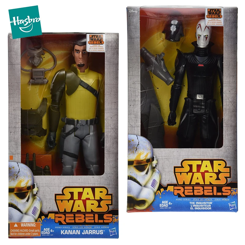 

30cm Hasbro Star Wars Action Figure Toys Kanan Jarrus The Inquisitor Anime Figure Collector Kids Toys for Boys Children Gift 12"