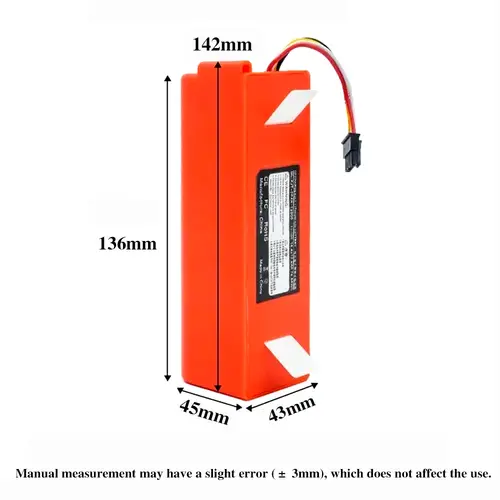 100% Original BRR-2P4S-5200S Robotic Vacuum Cleaner Replacement Battery For Xiaomi Roborock S55 S60 S65 S50 S51 S5 MAX S6 Parts - Image 4
