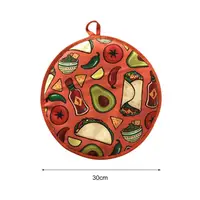 Hard-wearing Tortilla Warmer Pouch Portable Beautiful Practical Tortilla Warmer Insulated Fabric Storage Pouch 1