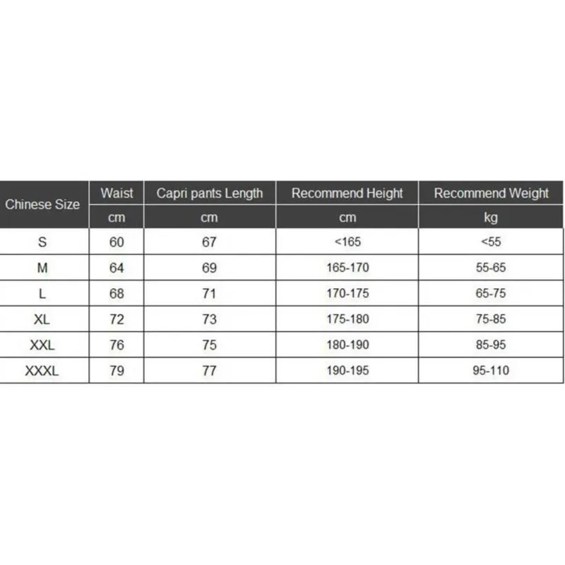 Men Pro Compression Quick Dry Cropped Running Tights Capri Pants Train Yoga GYM Exercise Fitness Workout Sport Leggings UX37