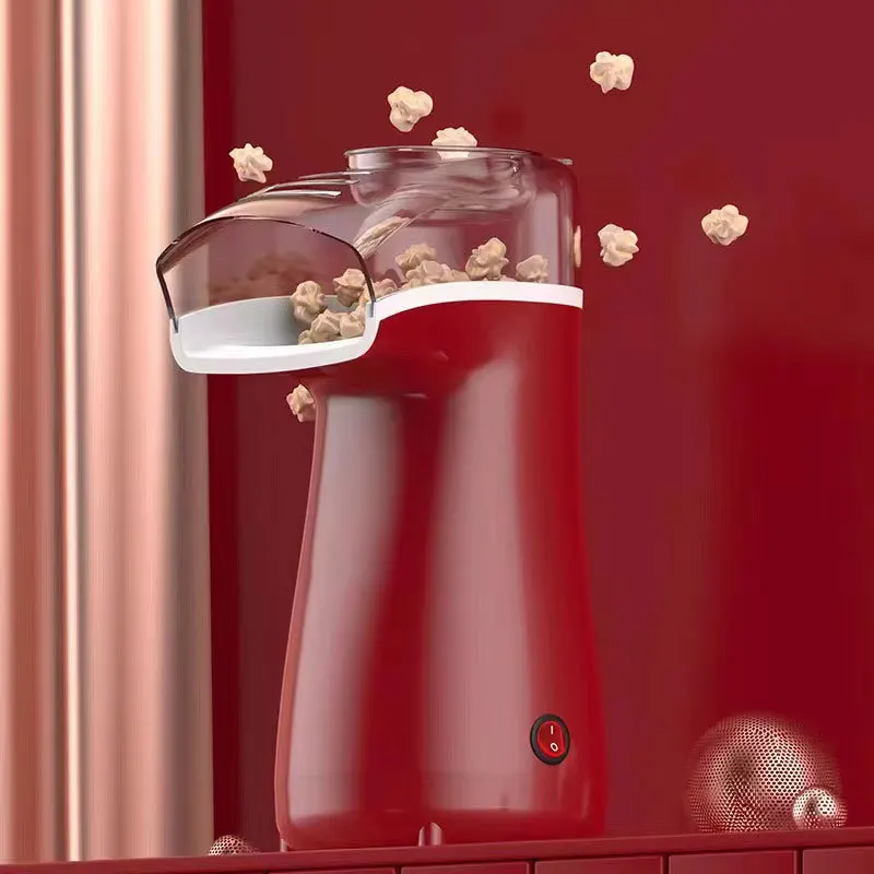 Electric Popcorn Maker 1PC Hot Air Mini Home Healthy Oil-free Children Homemade Snacks Corn Machine Automatic Kitchen