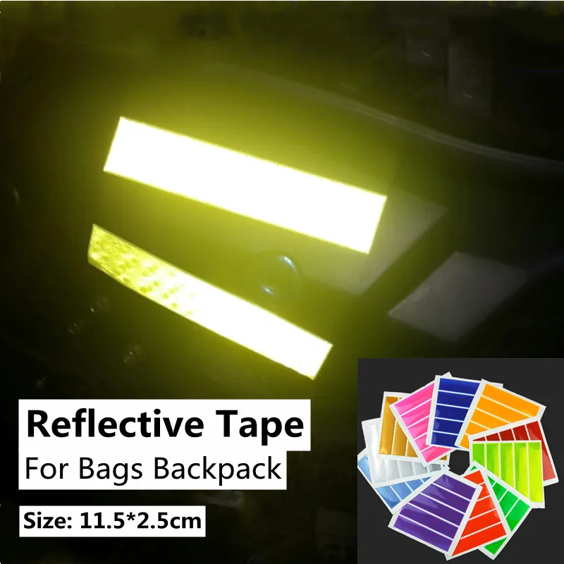 Auto reflektieren des Klebeband Auto Sicherheit Warnung Aufkleber Reflektor  Schutz band Streifen für Motorrad LKW Auto Aufkleber 1cm * 5m - AliExpress