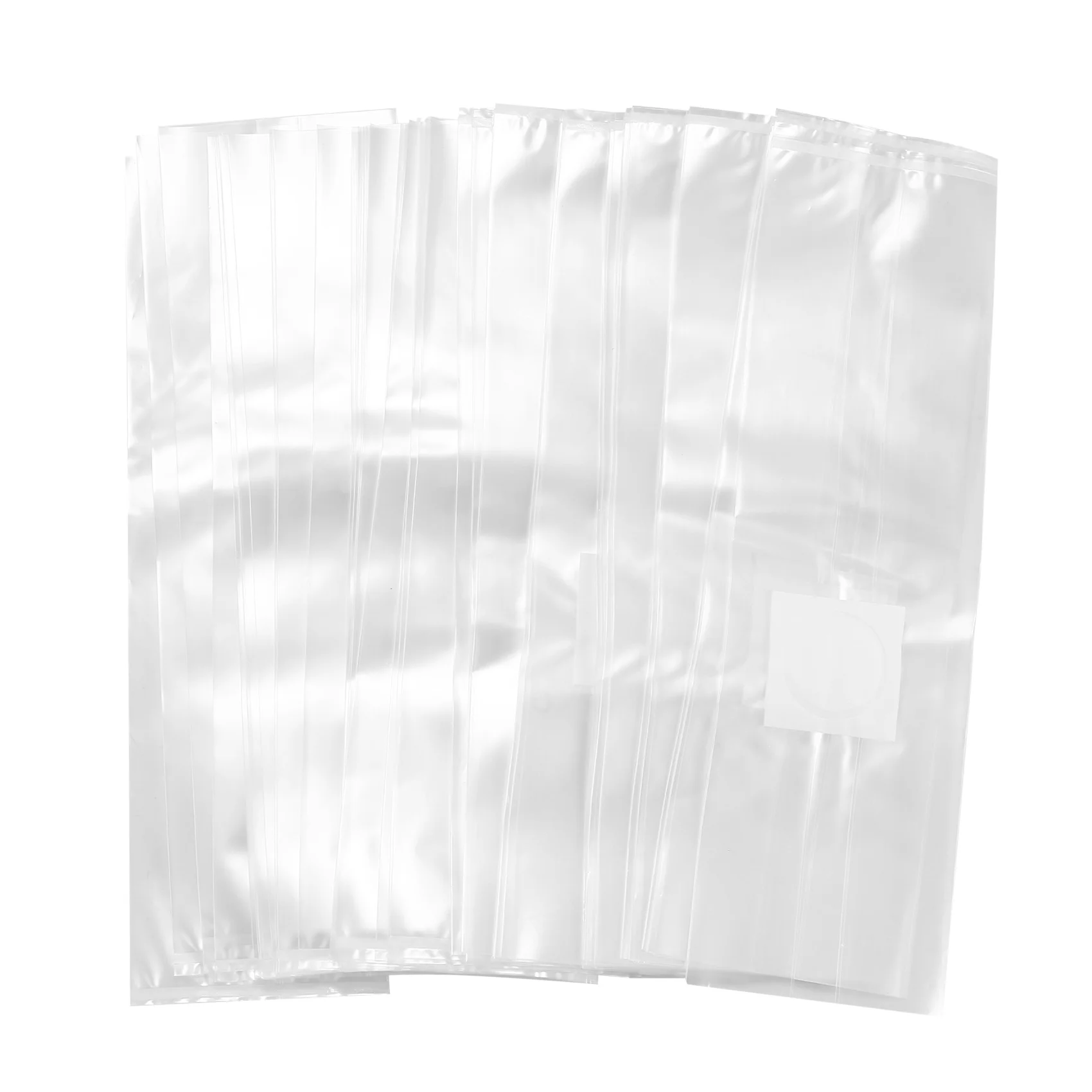 

50Pcs PVC Mushroom Spawn Grow Bag Substrate Clear Bags High Temp Pre-Sealable