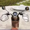 Motorcycle Scooter Handlebar Protective Rain Cover Transparent Riding Muff Winter Thermal Gloves Winter Riding Handle Cover 2