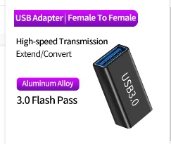 High-Speed USB 3.0 Type-C Extension Adapter