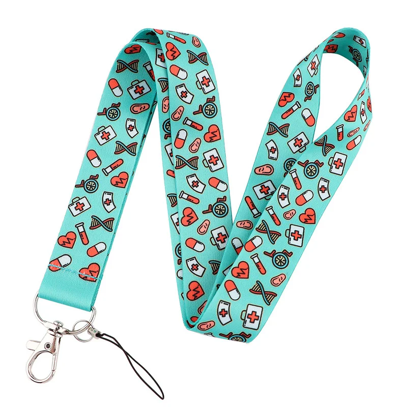 Cute Cartoon Lanyard Necklace with ID Badge Holder Sleeve