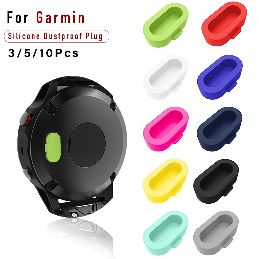

Silicone Dust Plug Case For Garmin Fenix 7 7S 7X 6 6S 6X 5 5S 5X Pro Vivomove 4 3 Venu Smart Watch Charging Port Dustproof Cover
