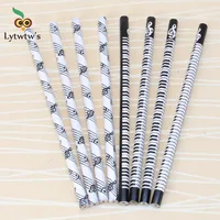 Musical Pencil 2B Standard Round Music Stationery Piano Student Creative Kawaii Simple Cute Pencil 1
