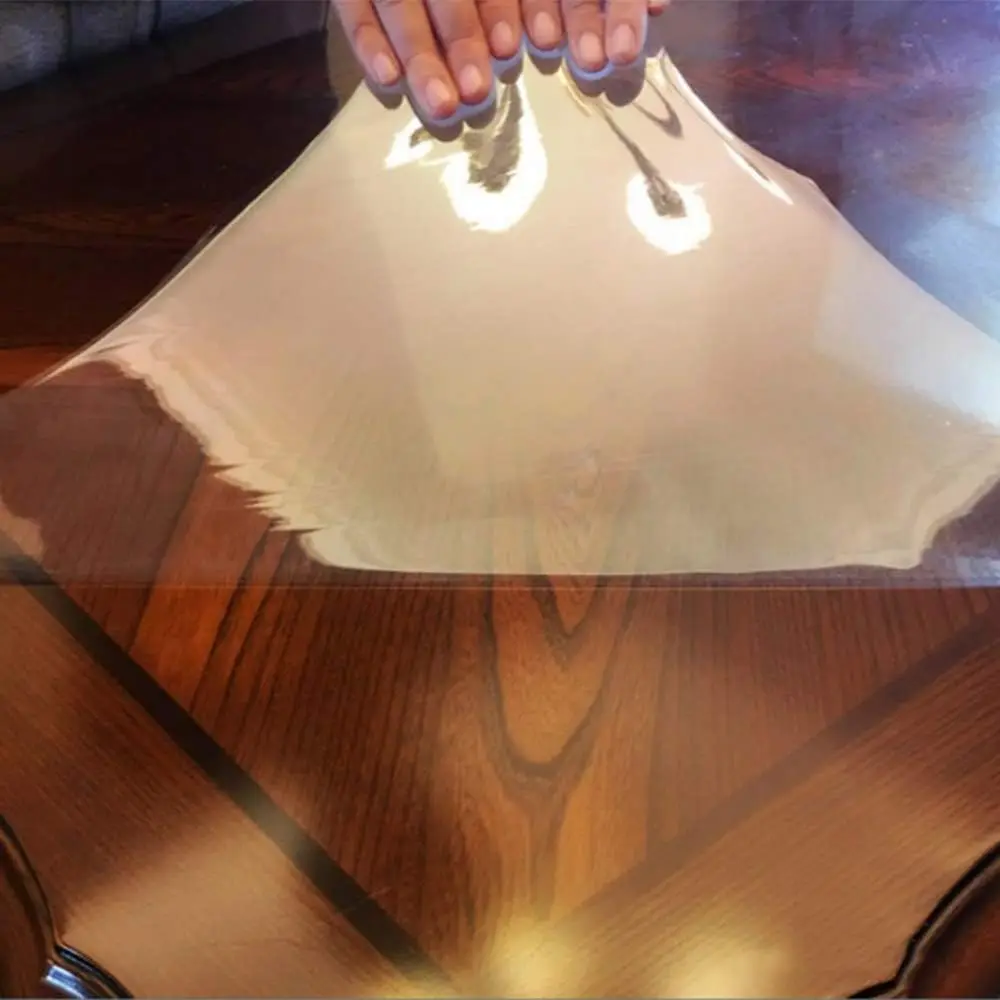 4mil Transparent Furniture Protective Film  Marble Table Top for Wood Table Kitchen Anti-Oil Self-Adhesive Table Film Stickers