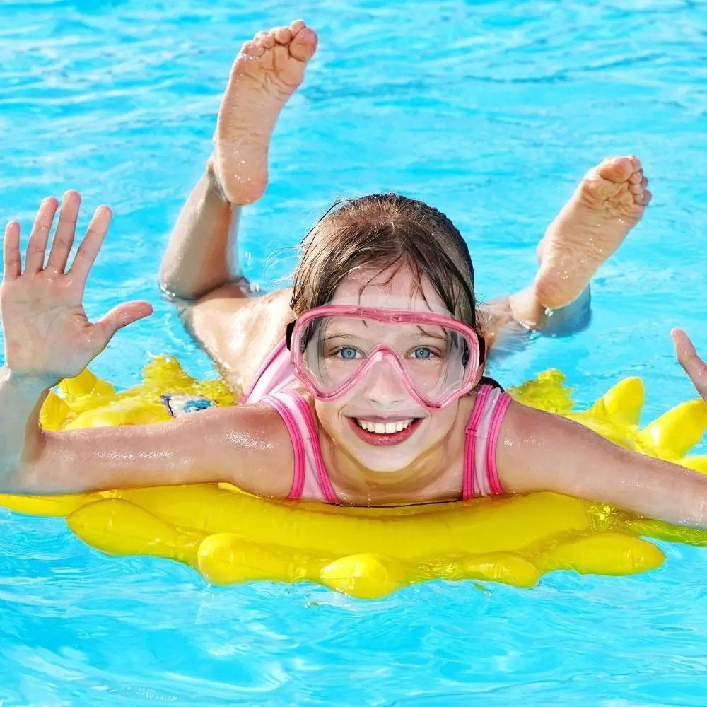 PC Glass Kids Swim Goggles PVC Strap with Nose Cover Child Diving Mask Vibrant Colors Anti Fog Snorkel Swimming Goggles Boys swimming goggles
