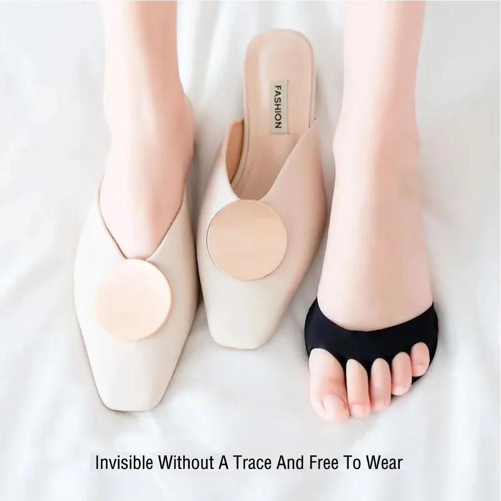 8Pcs Fabric Metatarsal Pads Forefoot Pads for Woman High Heels Prevent Pain and Discomfort Foot for Shoes Insert Toe Socks