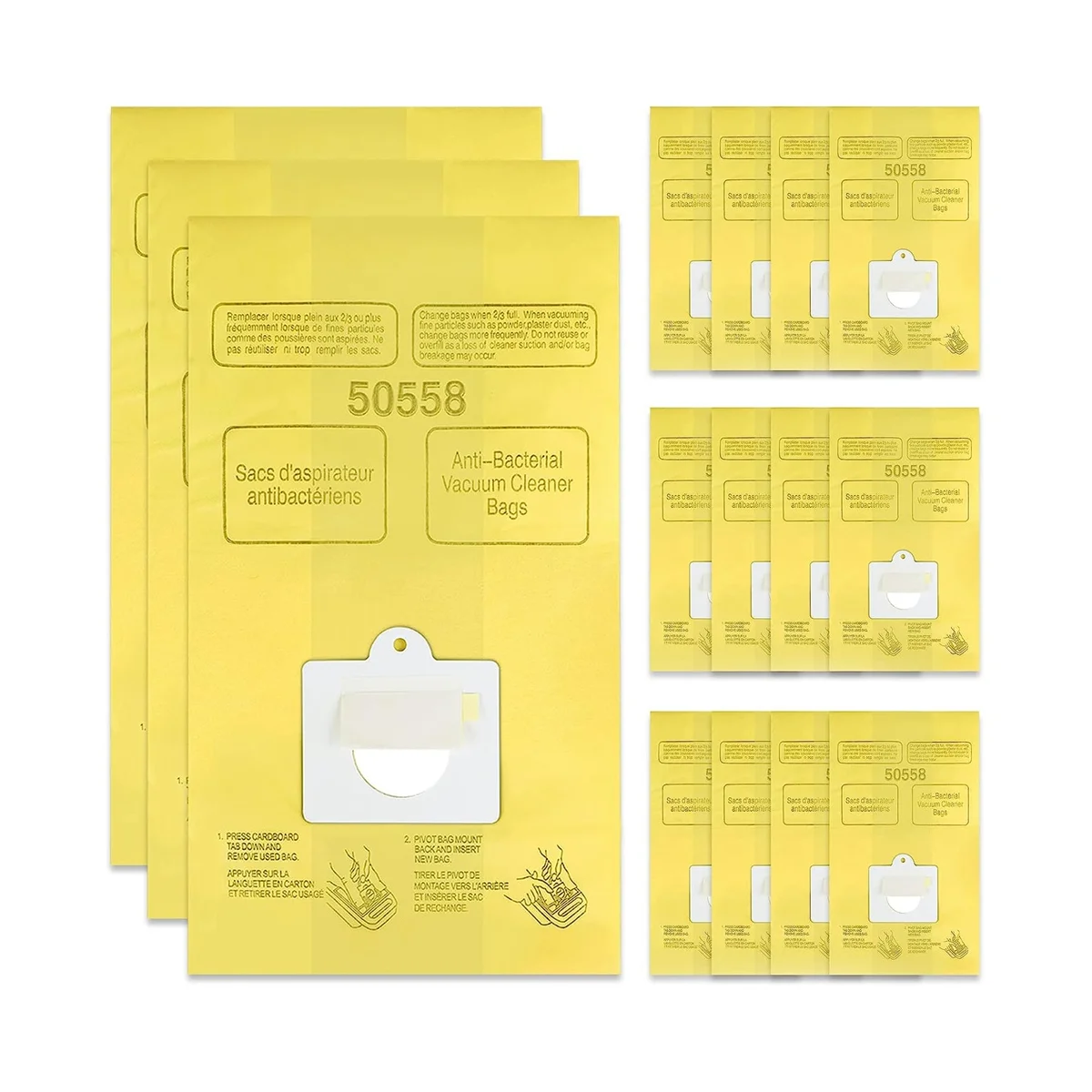 

Мешки для пылесоса для канистры типа C/Q 50558, 15 шт., сменные мешки для пылесоса с канистрой