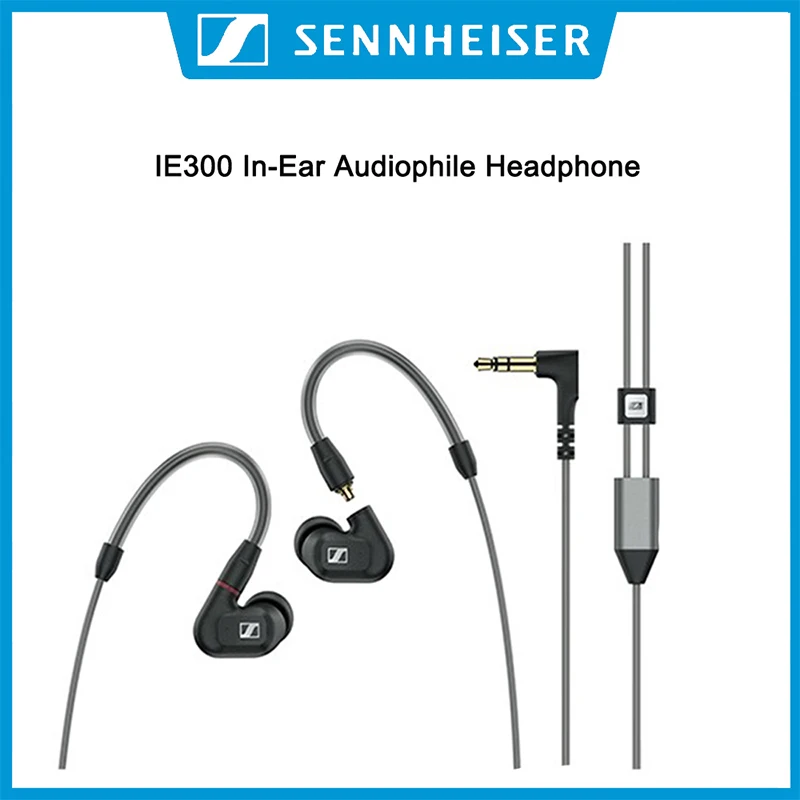 

New Sennheiser IE300 In-Ear Audiophile Headphones Wired Earphones HIFI Headset Sport Earbuds Noise Isolation Detachable Cable