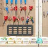 Caulk Tube Holder 11 Seam Filling Caulking Tubes Wall Mounted Sealant Organizer Hand Caulking Tube Rack Caulking Tool Organizer 2