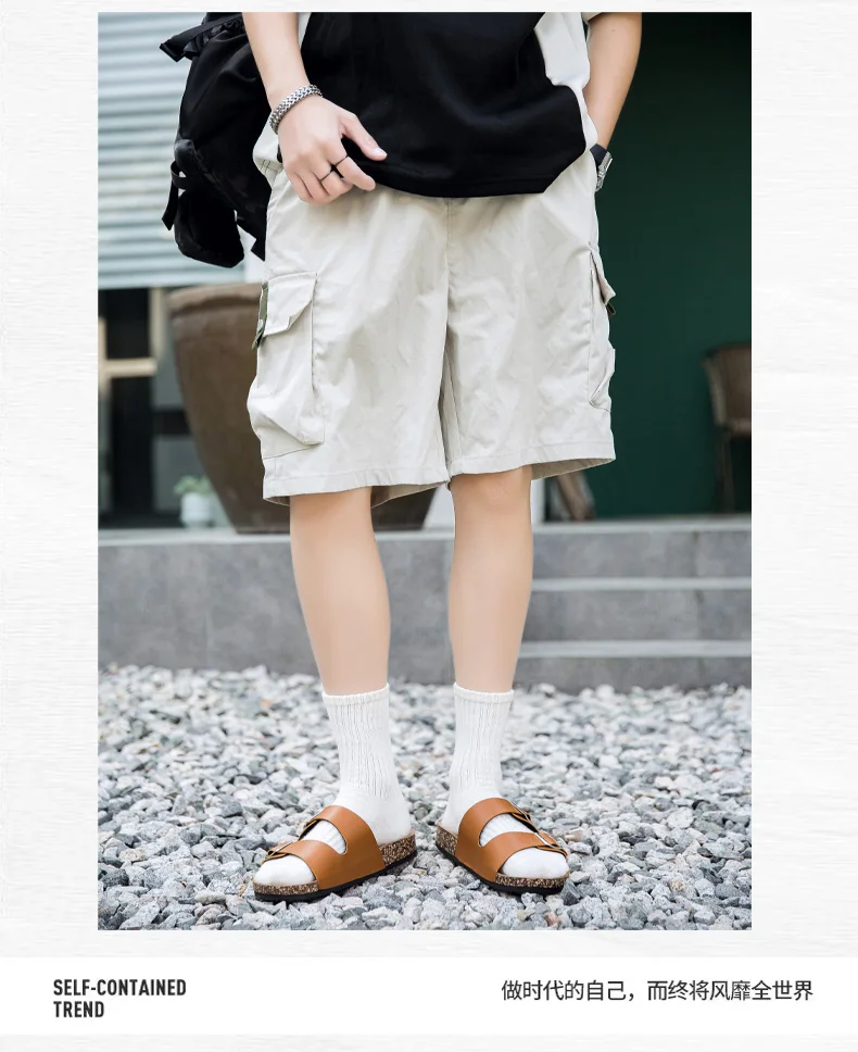 Sommer Herren Hausschuhe Doppelschnalle Open-Toe Paar Sandalen Freizeit Holzboden Slip-On Schuhe für Outdoor – Detail 9