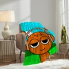 Cartoon S-Sprunki Pattern Incredibox Blanket Plush Nap Sofa rug for Living Room Office Bedroom Birthday Home Travel Kid Gifts 1