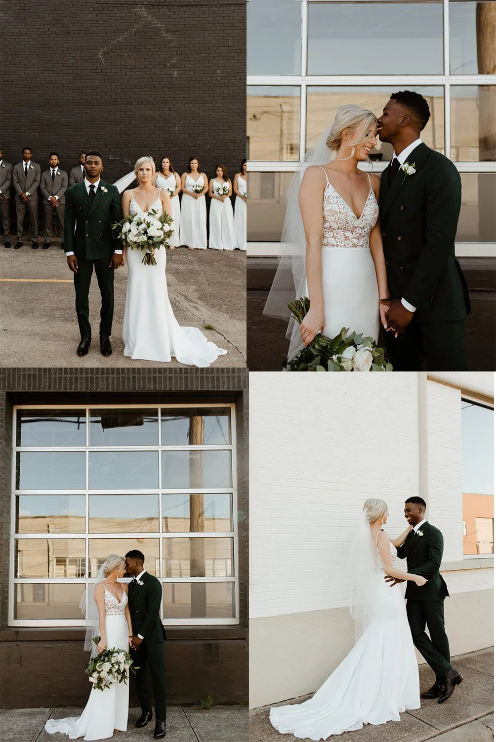 Men's Tuxedos 2 Pieces Suit Double Breasted Peak Lapel Jacket Pants Set Business Formal Dinner Wedding