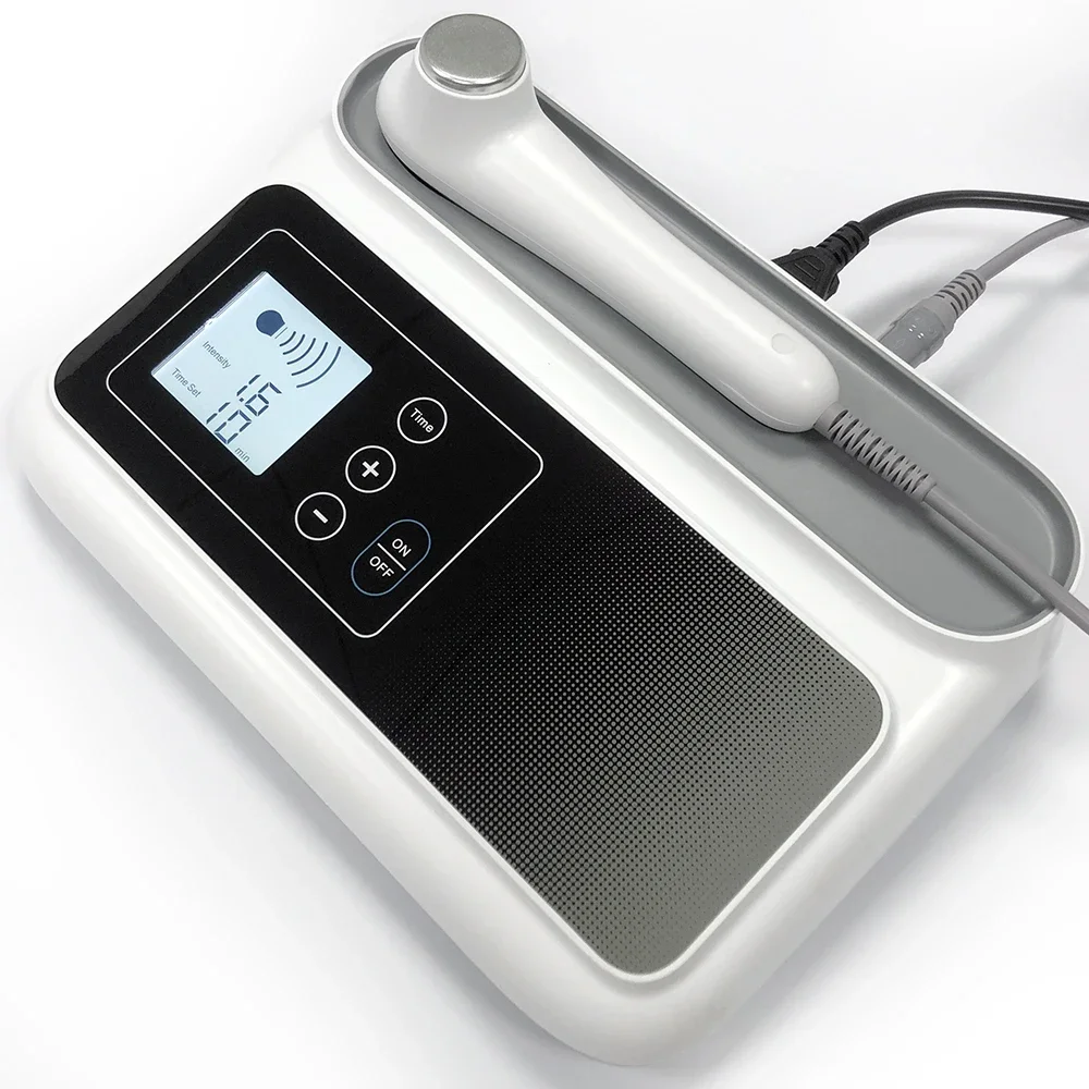 

Ultrasonic Body Pain Therapeutic Device Ultrasound Therapy Machines for pain relief Reduce pain, stiffness and cramps LCD