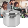 3 Liter Aluminium Alloy Pressure Cooker Suitable Gas Stove is Suitable for Cooking Beans, Meats, Vegetables, Soups and More 1