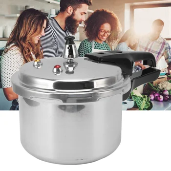 3 Liter Aluminium Alloy Pressure Cooker Suitable Gas Stove is Suitable for Cooking Beans, Meats, Vegetables, Soups and More 1
