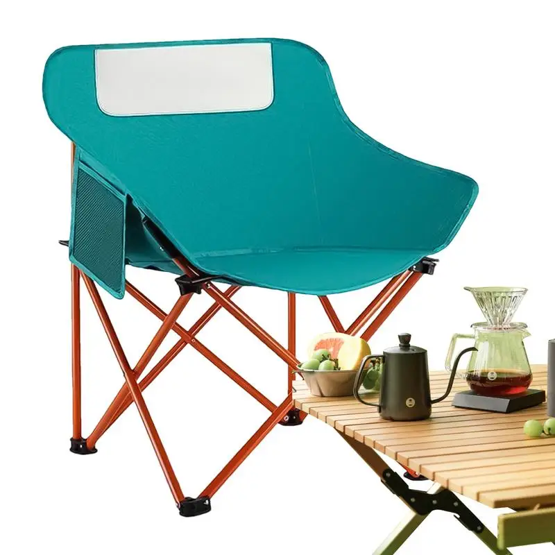 

Складной стул из ткани Оксфорд, спортивный портативный стул со стальной рамой, легкая сборка, Товары для отдыха на открытом воздухе и походов